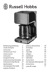 Käyttöohje Russell Hobbs 20180-56 Illumina Kahvikone