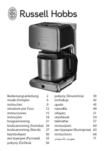 Priročnik Russell Hobbs 20181-56 Illumina Kavni aparat