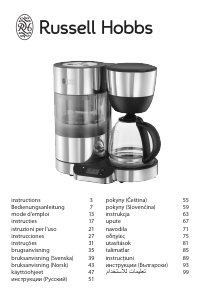 Manual de uso Russell Hobbs 20770-56 Clarity Máquina de café