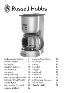 Brugsanvisning Russell Hobbs 21170-56 Precision Control Kaffemaskine