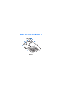 Manuale Nokia HF-210 Dispositivo vivavoce