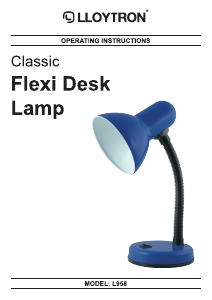 Manual Homelife L958MX Classic Lamp