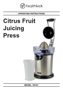 Manual Healthkick K3101 Citrus Juicer