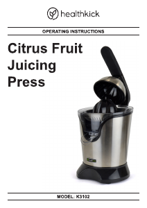 Manual Healthkick K3102 Citrus Juicer
