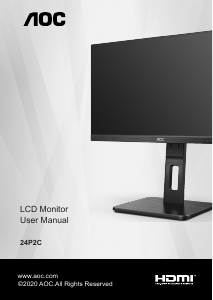 Handleiding AOC 24P2C LCD monitor