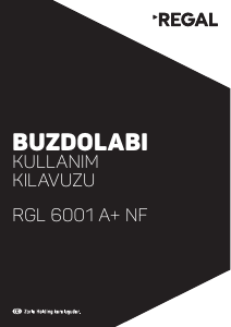 Kullanım kılavuzu Regal RGL 6001 A+ NF Donduruculu buzdolabı