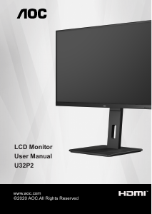 Manual AOC U32P2 LCD Monitor