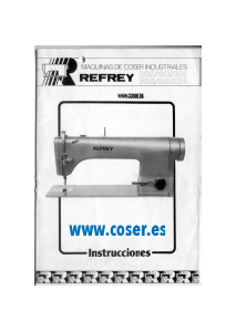 Manual de uso Refrey 905 K-3 Máquina de coser