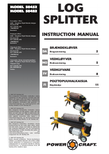 Käyttöohje Power Craft 50452 Puunhalkaisukone