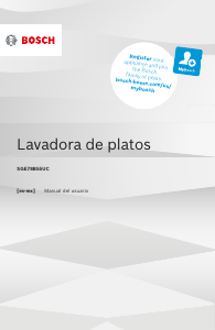 Manual de uso Bosch SGE78B55UC Lavavajillas