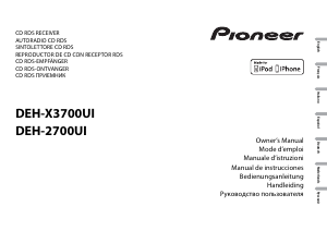 Manual de uso Pioneer DEH-2700UI Radio para coche