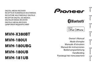 Manual Pioneer MVH-180UBG Car Radio