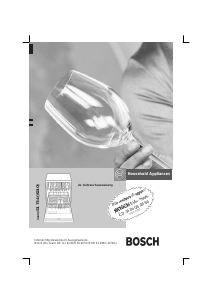 Bedienungsanleitung Bosch SGS84A42EU Geschirrspüler