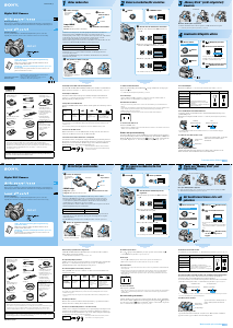 Handleiding Sony Cyber-shot DSC-H1 Digitale camera