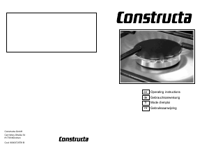 Mode d’emploi Constructa CA274230 Table de cuisson