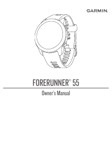 Manual Garmin Forerunner 55 Smart Watch