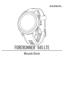 Manuale Garmin Forerunner 945 LTE Smartwatch