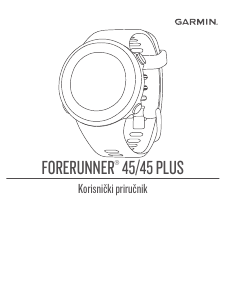 Priručnik Garmin Forerunner 45S Pametni sat