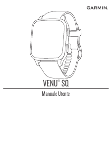 Manuale Garmin Venu SQ - Music Edition Smartwatch