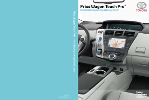 Handleiding Toyota Prius Wagon Touch Pro Navigatiesysteem