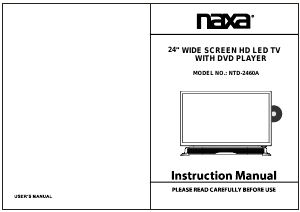 Manual Naxa NTD-2460A LED Television
