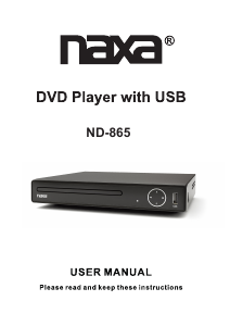 Handleiding Naxa ND-865 DVD speler