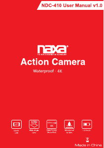 Manual Naxa NDC-410 Action Camera