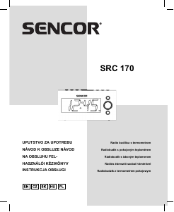 Priručnik Sencor SRC 170 OR Radioprijamnik s budilicom
