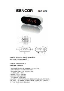Manual Sencor SRC 3100 W Radio cu ceas