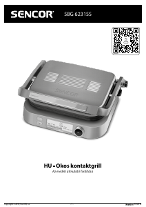 Használati útmutató Sencor SBG 6231SS Kontaktgrill