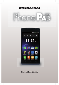 Manuale Mediacom PhonePad Duo X470U Telefono cellulare