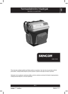 Návod Sencor SCM 3125 Chladiaci box