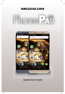 Manual de uso Mediacom PhonePad Duo X555U Teléfono móvil