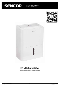 Manual Sencor SDH 1020WH Dehumidifier