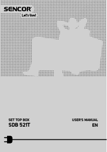 Manual Sencor SDB 521T Digital Receiver