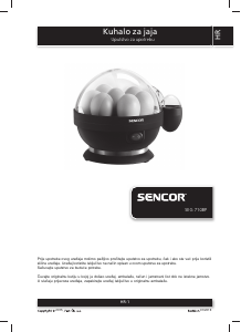 Manuál Sencor SEG 710BP Vařič vajec