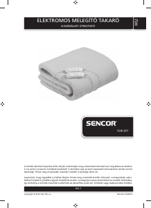 Használati útmutató Sencor SUB 291 Elektromos takaró
