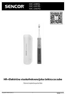 Priručnik Sencor SOC 2200SL Električna četkica za zube