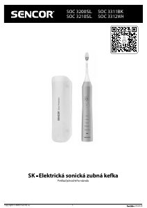 Návod Sencor SOC 3312WH Elektrická zubná kefka