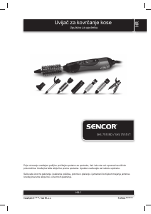 Priručnik Sencor SHS 7551RD Uređaj za oblikovanje kose