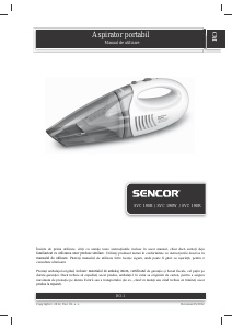 Manual Sencor SVC 190B Aspirator de mână