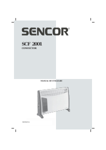 Manual Sencor SCF 2001 Radiator