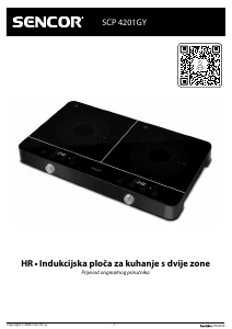 Priručnik Sencor SCP 4201GY Ploča za kuhanje