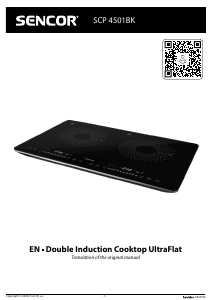 Manual Sencor SCP 4501BK Hob