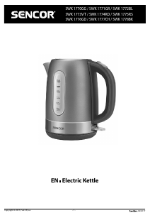 Manual Sencor SWK 1770GG Kettle