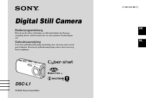Handleiding Sony Cyber-shot DSC-L1 Digitale camera