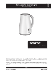 Használati útmutató Sencor SMF 2020WH Tejhabosító