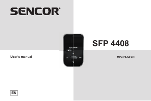 Manual Sencor SFP 4408 RD Mp3 Player