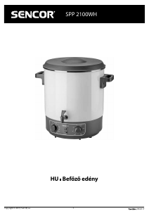 Manual Sencor SPP 2100WH Preserving Cooker