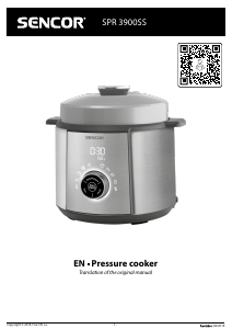 Manual Sencor SPR 3900SS Pressure Cooker